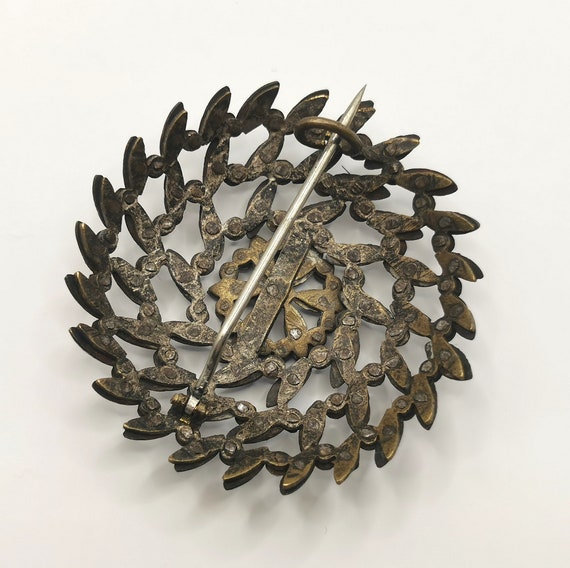Antique Georgian cut steel brooch - image 3