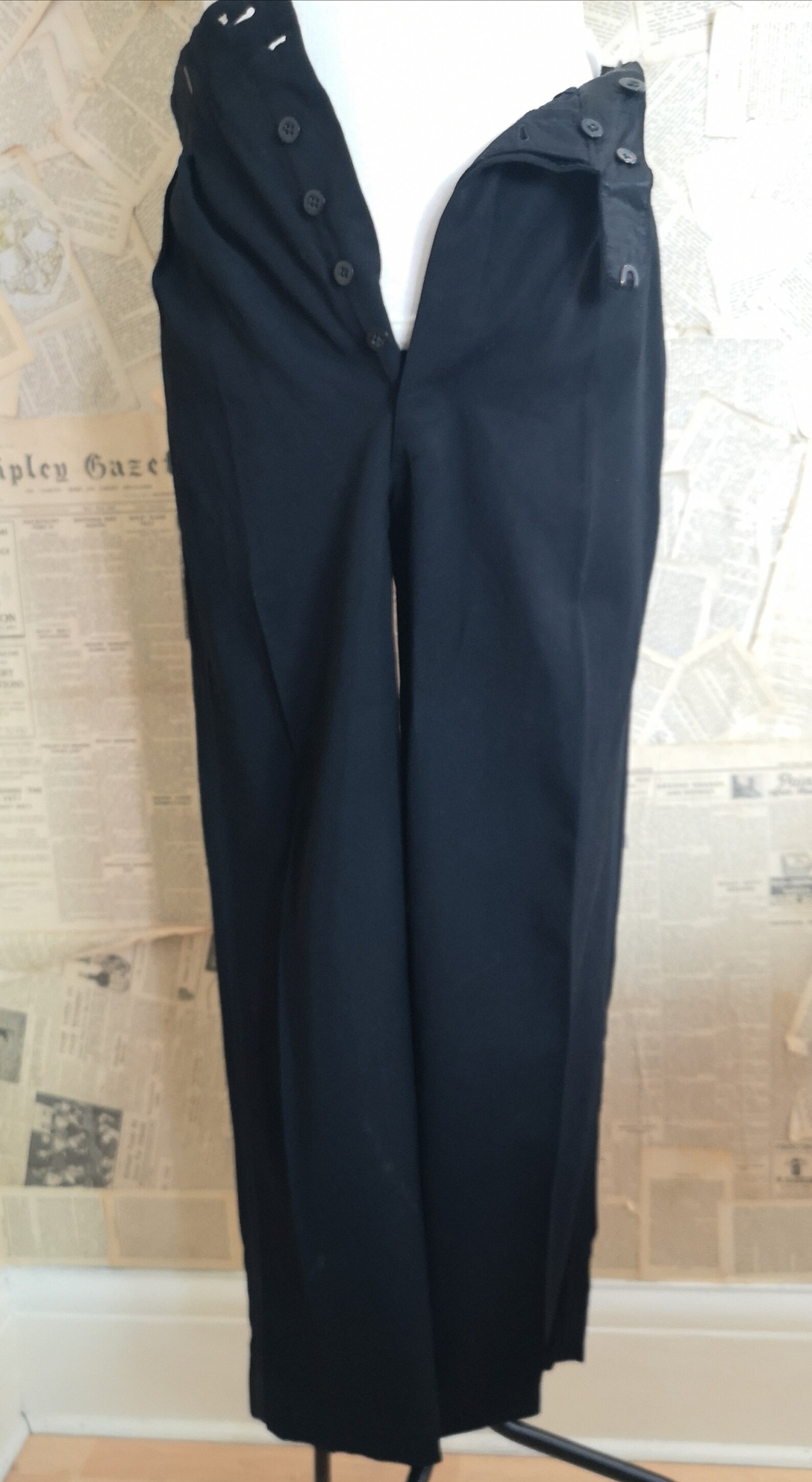 Vintage mens 1940s fishtail trousers Austin Reed Etsy