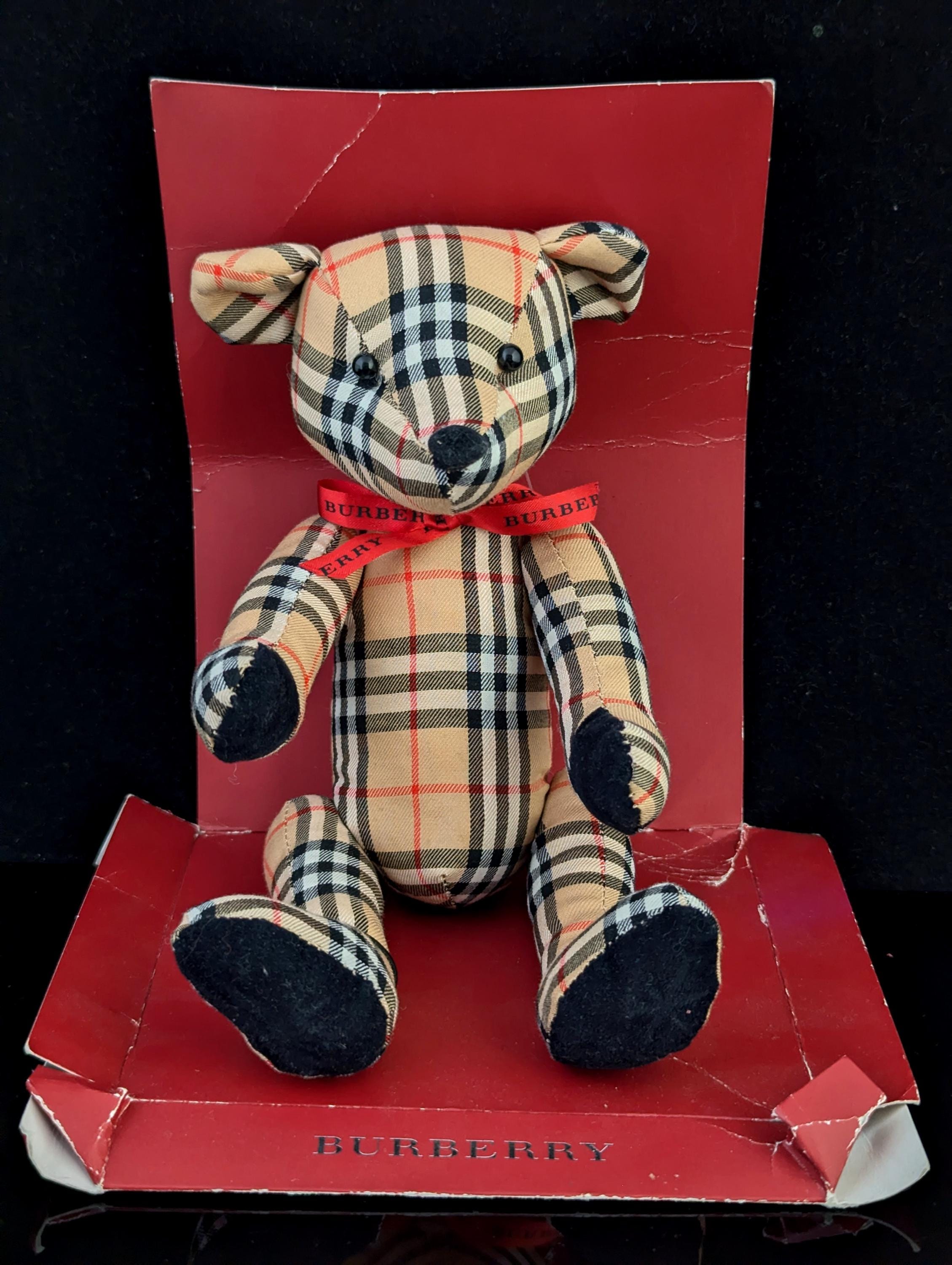 Burberry Bear Toy - Etsy