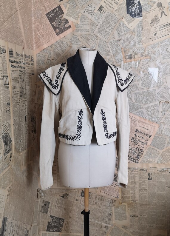 Antique matador jacket, embroidered