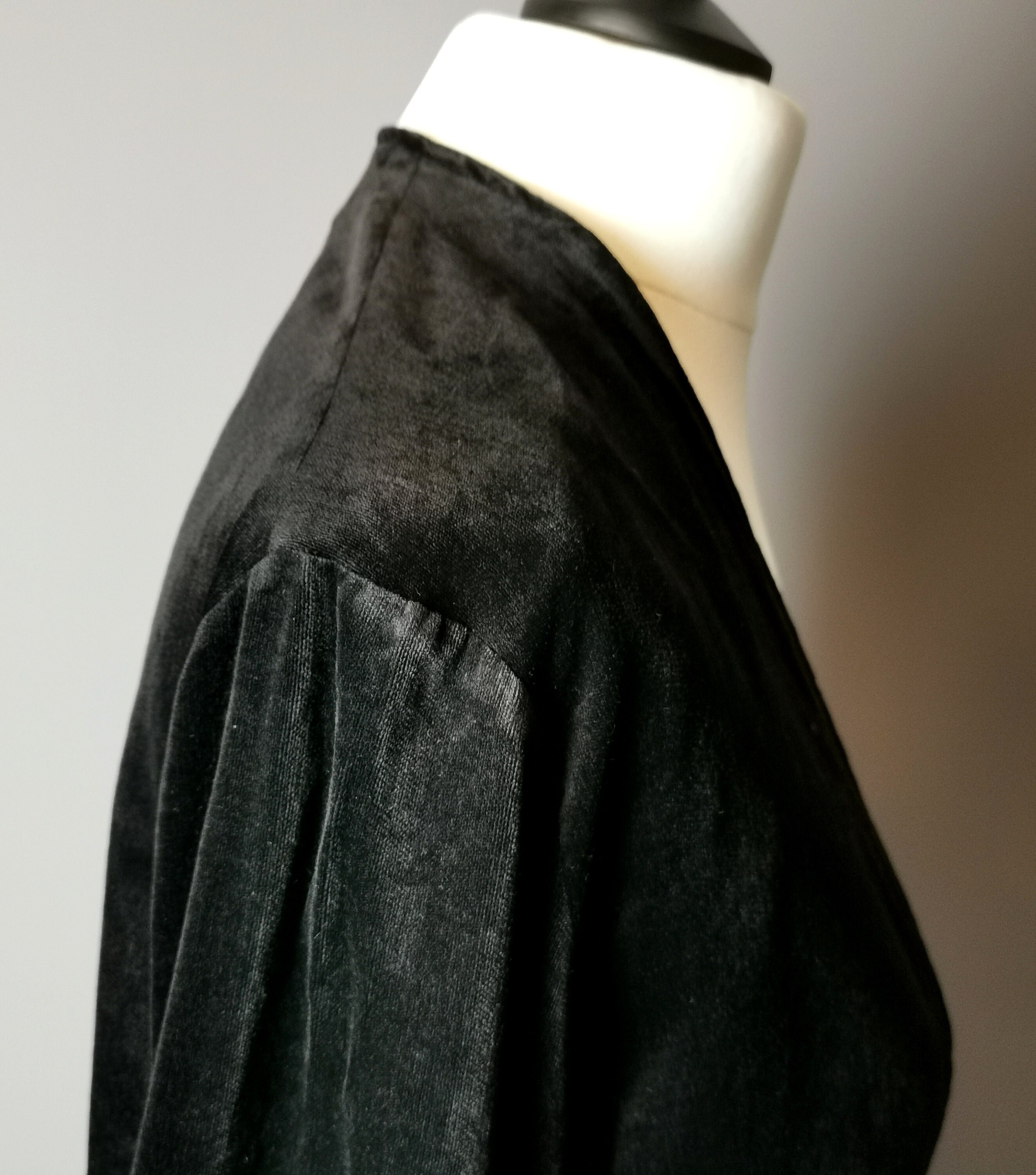 Vintage Black Velvet Jacket Art Deco - Etsy