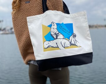 San Diego Gaslamp CALIFORNIA tote bag