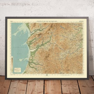 Old OS Map of Ceredigion & Montgomeryshire by Bartholomew, 1901: Aberystwyth, Cardigan Bay, Plynlimon, Southern Snowdonia, Cambrians