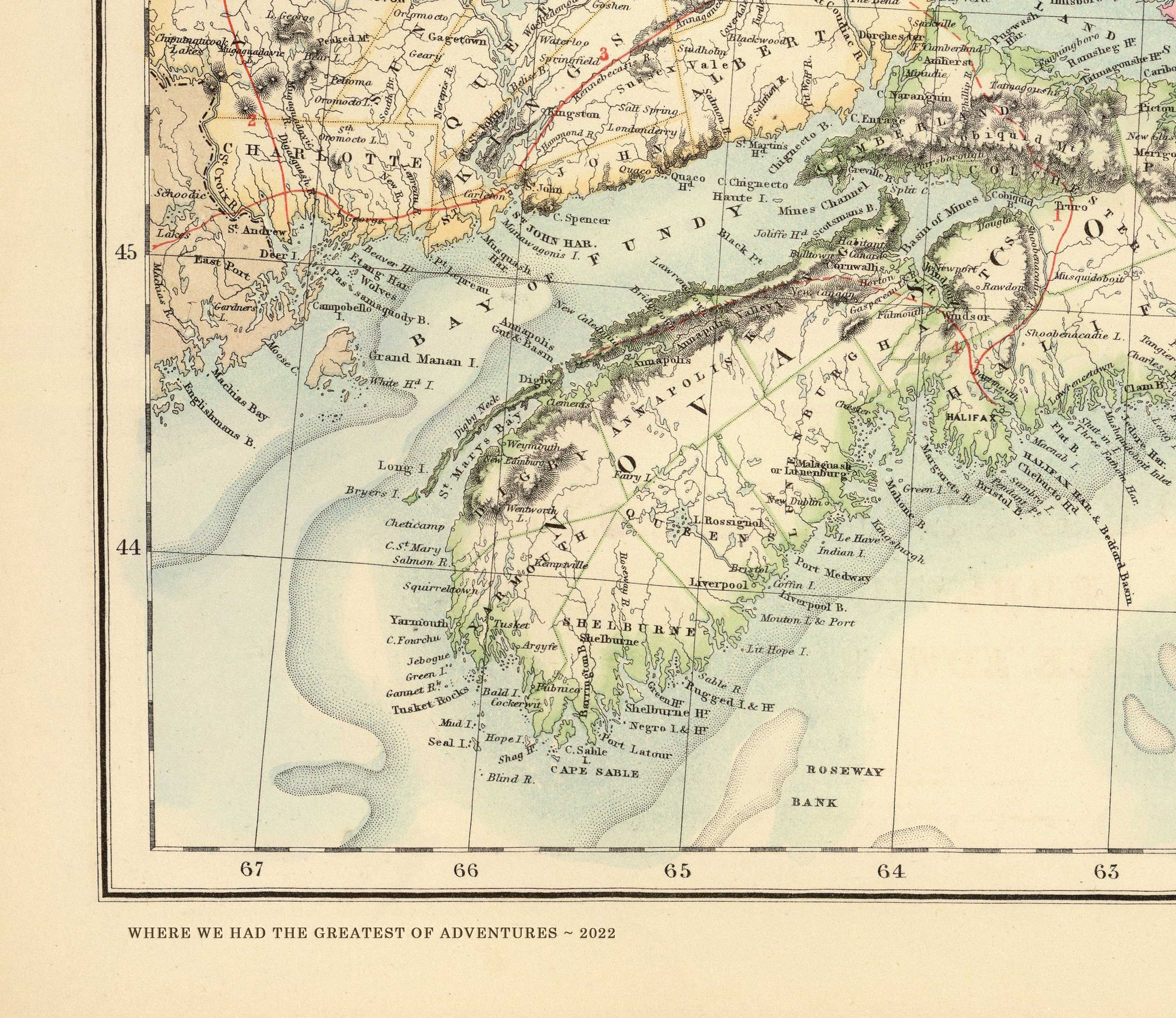 1858 年のオランダとベルギーの古地図 - オランダ、フランドル
