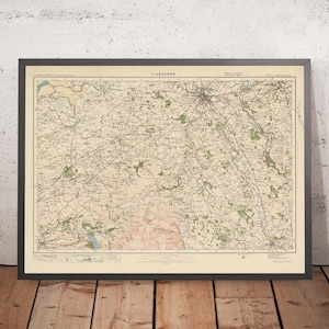 Old Ordnance Survey Map, Sheet 9 - Carlisle, 1925: Cockermouth, Penrith, Caldbeck, Wigton, Wetheral