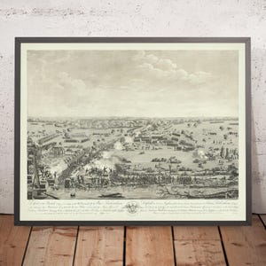 The Battle of New Orleans, 1815 by Laclotte: War of 1812, General Andrew Jackson