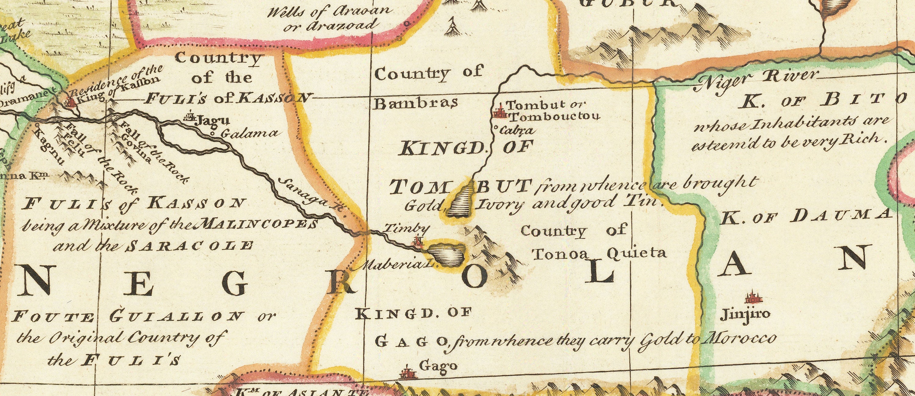 Old Map Of Negroland 1747 By Bowen Pre colonial West Africa Etsy old-map-of-negroland-1747-by-bowen-pre-colonial-west-africa-etsy