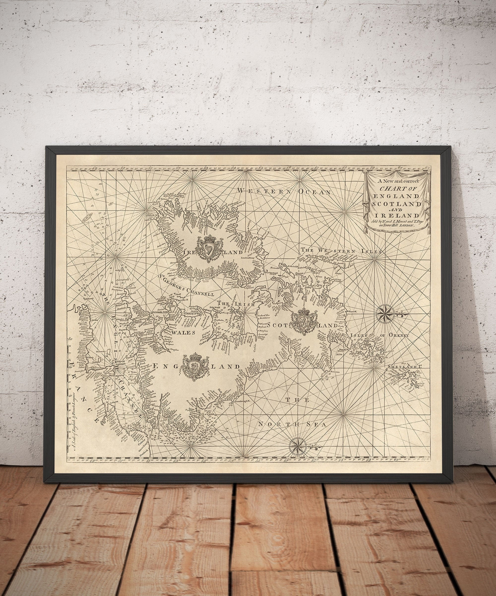 Old World Map Poster, Vintage World Map Print From 1752 Mappemonde Du Globe  Gilles Robert De Vaugondy UK, EU USA Domestic Shipping 