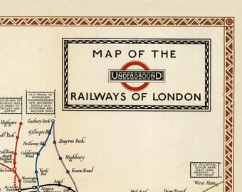 非常にレア TOX23 ロンドン地下鉄マップ 80年も迷子を量産してきたロンドン地下鉄、隠されていた正確な