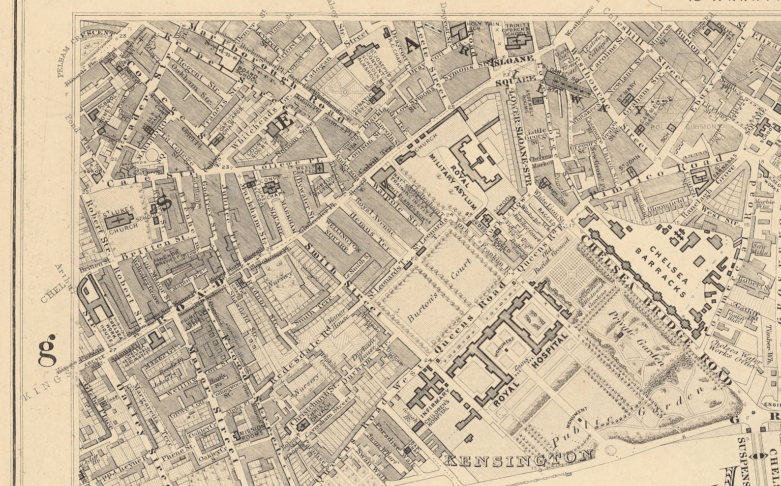 London Sw8 Map Old Map of South London in 1862 - Battersea, Chelsea, Oval, Stockwell ...