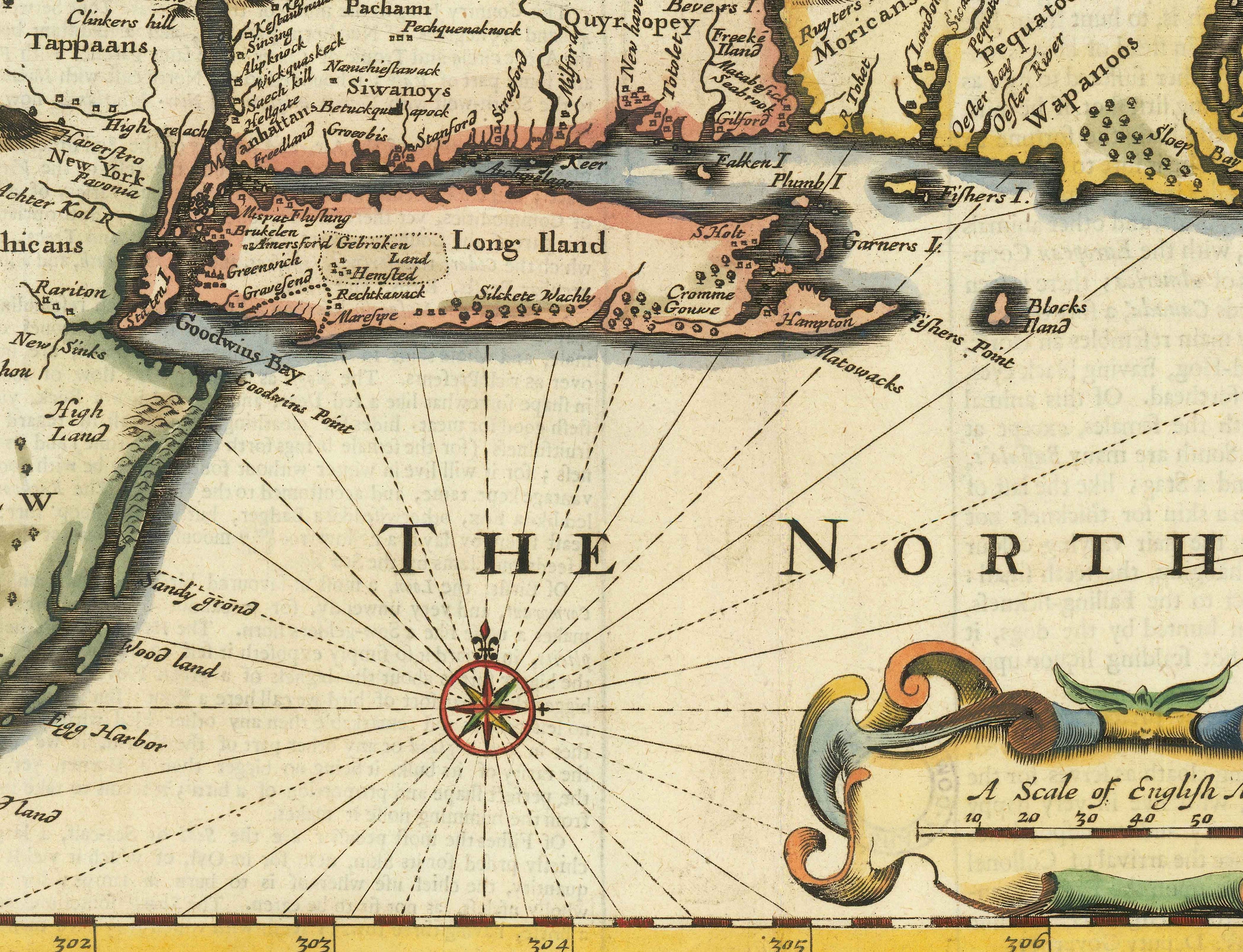 大型作品　西洋古地図　1676年 J. Speed「Lyncolne」 大型作品 西洋古地図 1676年 J. Speed「Lyncolne」 大型作品 西洋古