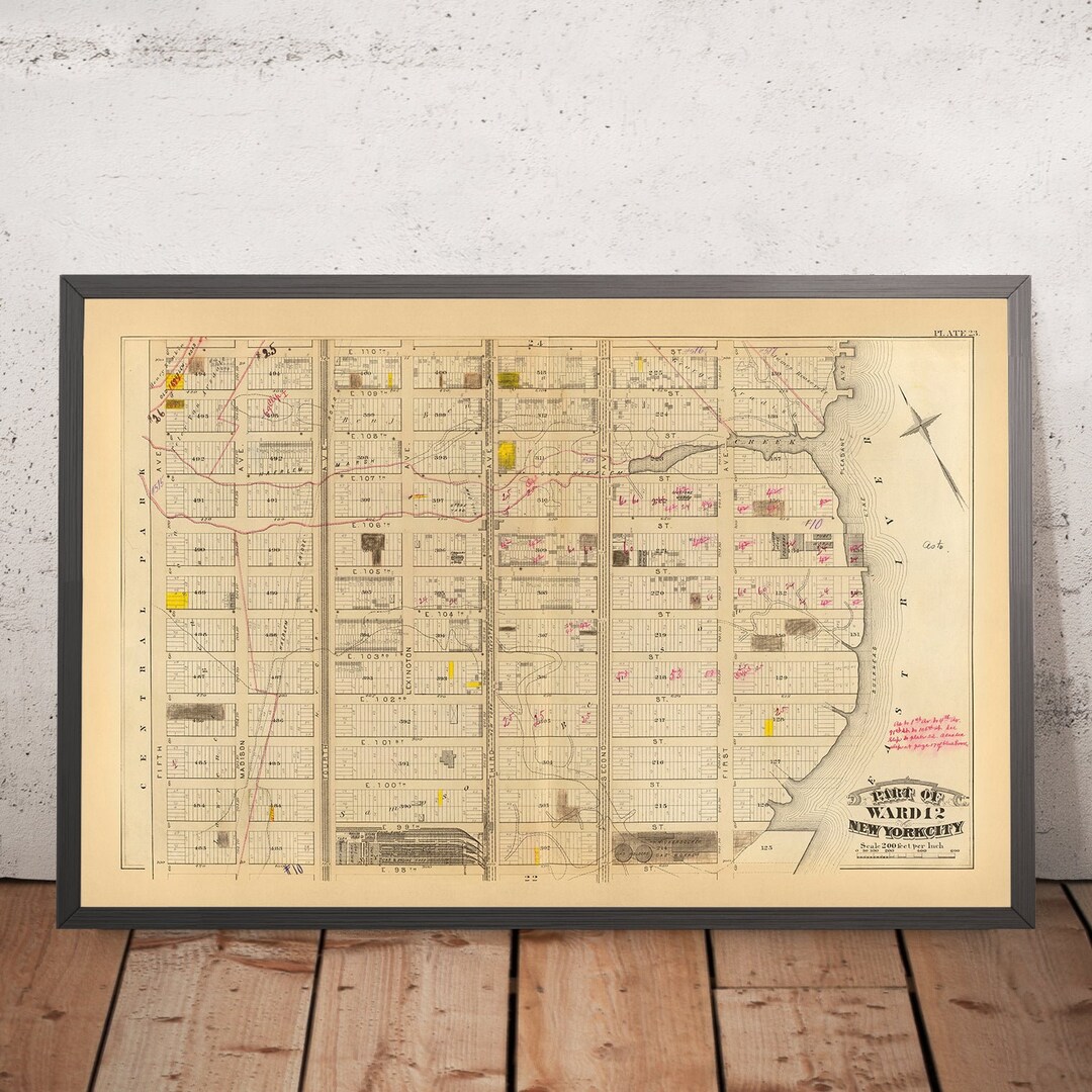 Map Of Upper East Side Nyc