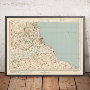 Old Ordnance Survey Map, Sheet 23 - Scarborough, 1925: Filey, Hunmanby, Sherburn, North Riding Forest Park, Flamborough Outer Headlands