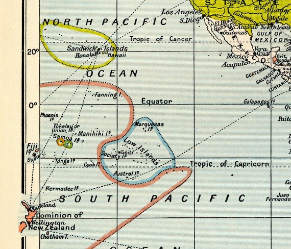 ケンブリッジ出版による1912年の古い植民地世界地図 - イギリス