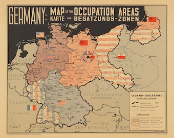 ナチスドイツ第二次世界大戦地図 - 戦後ポツダム地図 - 共産主義