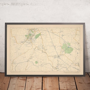 Old Map of Northwest London, 1900: Harrow, Wembley, Greenford, Alperton, Sudbury