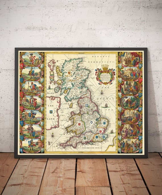 old england map