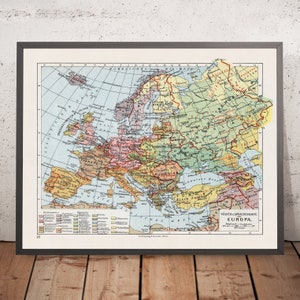 Old European Languages Map by Hickman, 1927: Demographics & Linguistics Chart