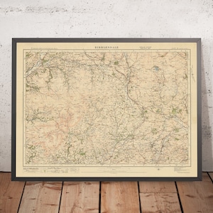 Old Ordnance Survey Map, Sheet 25 - Ribblesdale, 1925: Settle, Bentham, Barnoldswick, Forest of Bowland AONB, Yorkshire Dales National Park