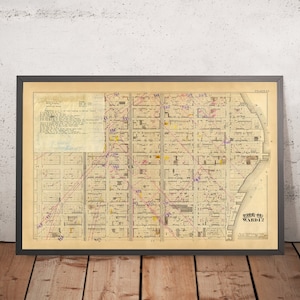 Old Map of East Harlem, New York City by Bromley, 1879: St. Paul's Catholic Church, Harlem Gas Works.