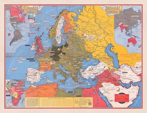 La Mappa Della Seconda Guerra Mondiale