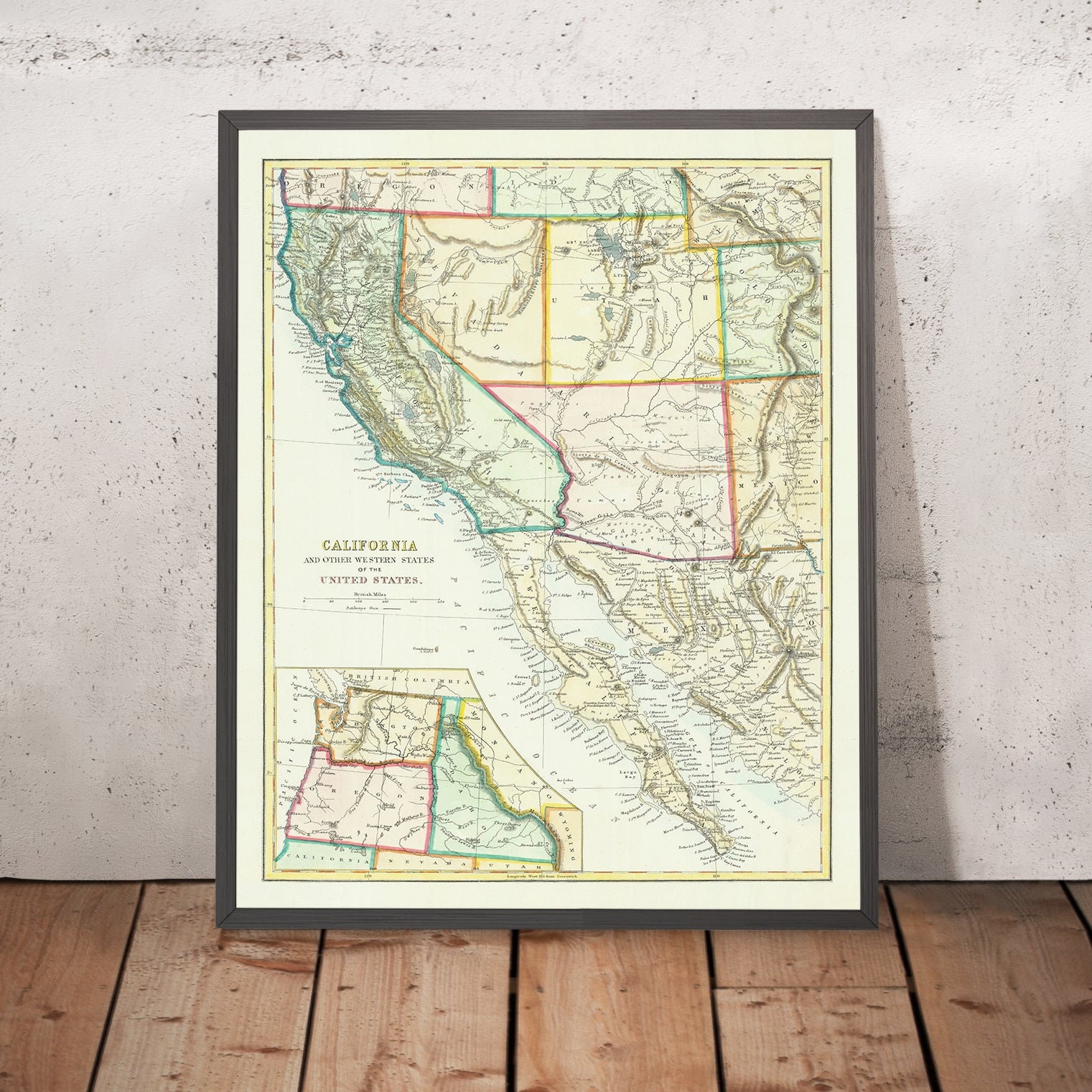 Arizona mexico map hi-res stock photography and images - Alamy, image size:1521x1521