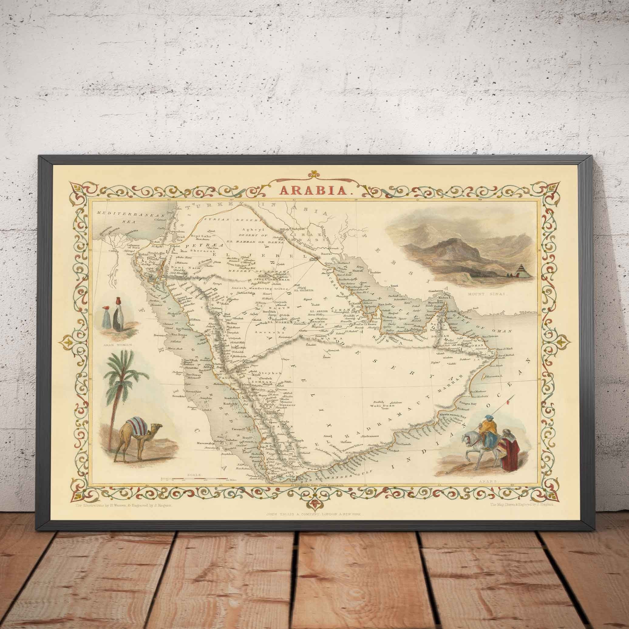 洋書 Lebanon Turkey Saudia Arabia and Jordan Map Middle East Near East Transcontinental Stock Vector
