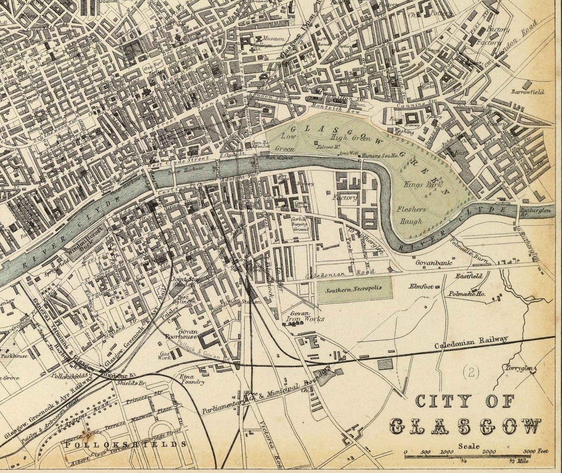 Old Map of the Ports & Harbours of the West Coast of Scotland, 1872 ...