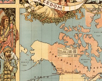 エリザベス女王 世界地図 イギリス帝国世界地図、1886年 - ビクトリア