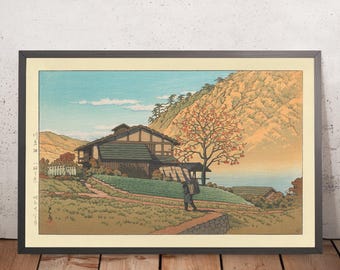 Kawarahata in Gunma by Hasui Kawase 1935