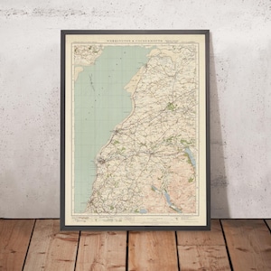 Old Ordnance Survey Map, Sheet 8 - Workington & Cockermouth, 1925: Dearham, Maryport, Whitehaven, Brayton Hall, Eaglesfield