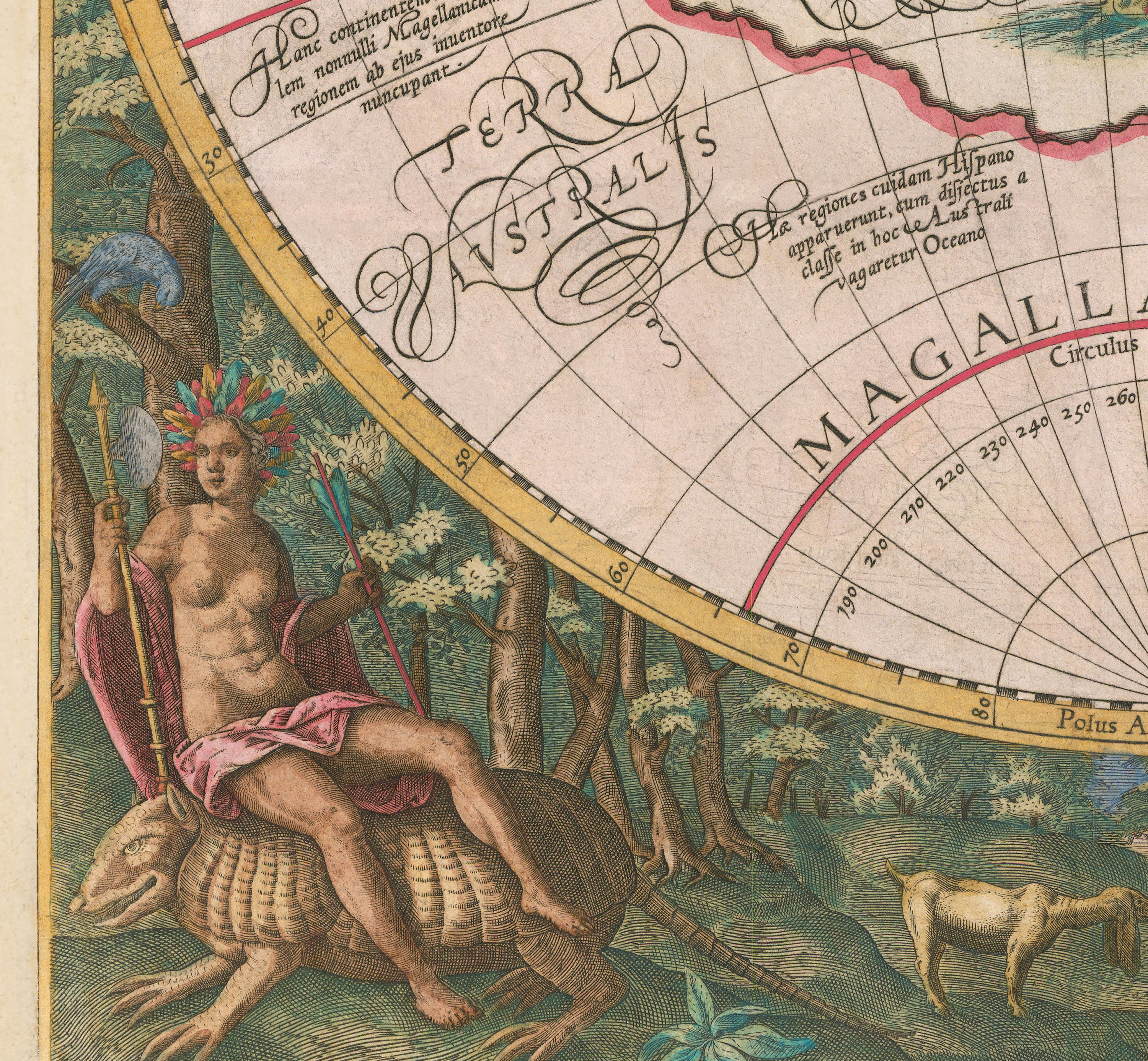 Old World Map, 1596 - Rare Early Atlas Map by Johannes Baptista Vrients ...