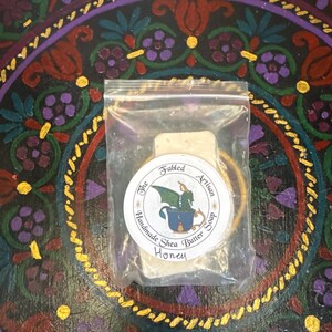 Honey Square Small Shea Butter Soaps | honey, shea butter, handmade, all natural, soap, natural soaps, unique soap, soft soap, mini soaps