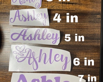 Personalized Name Vinyl Decal: Glitter, Holographic Sticker