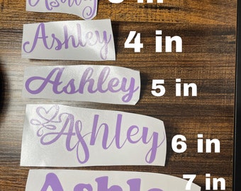 Personalized Name Vinyl Decal | sticker, vinyl sticker, glitter sticker, holographic sticker, gifts, nerdy gifts, customizable, sticker