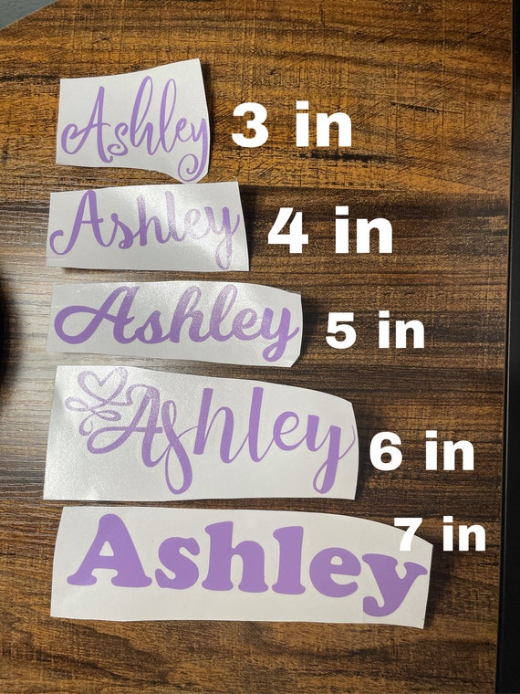 Personalized Name Vinyl Decal Sticker Vinyl Sticker Etsy