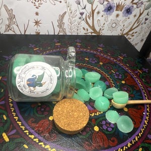 Cucumber Melon Wax Melt Gems: All-Natural Beeswax Aroma