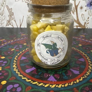 Pina Colada Scented Wax Melt Bears: All-Natural Beeswax, Tropical Aroma