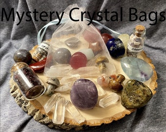 Crystal Mystery Bag: Intuitive Crystal Bundle