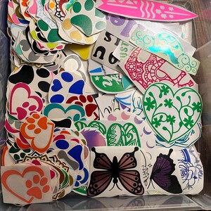 Sticker Mystery Bag | sticker, vinyl sticker, glitter sticker, holographic sticker, gifts, mystery bag, random, customizable, sticker