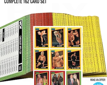 1991 Impel WCW complete set 162 wresting cards Ric Flair Sting Lex Luger NR Mint