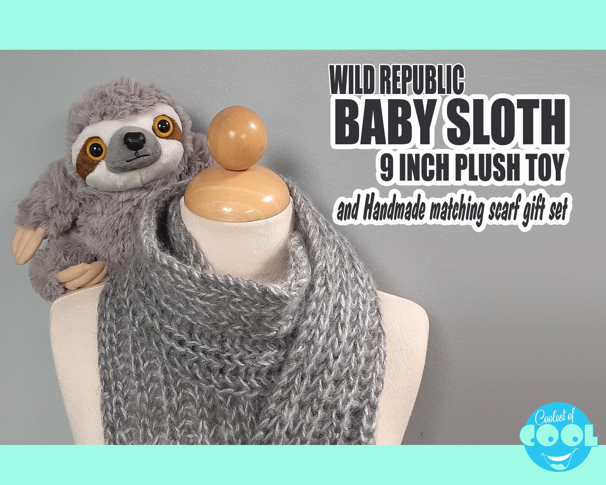 handmade sloth stuffed animal