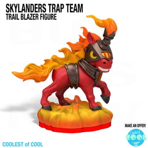 Activision Skylanders Trap Team Trail Blazer Fire Element Horse Figure 87200888