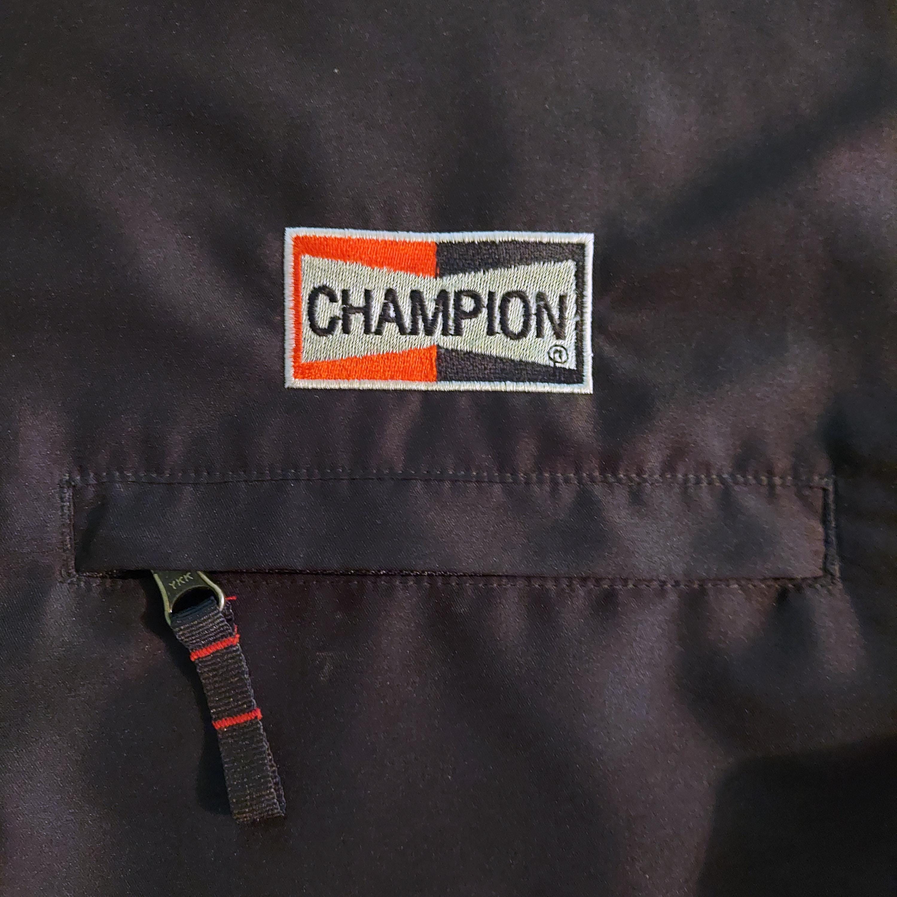 Vintage Champion Spark Plug Jacket Men's Medium Cutter & Buck