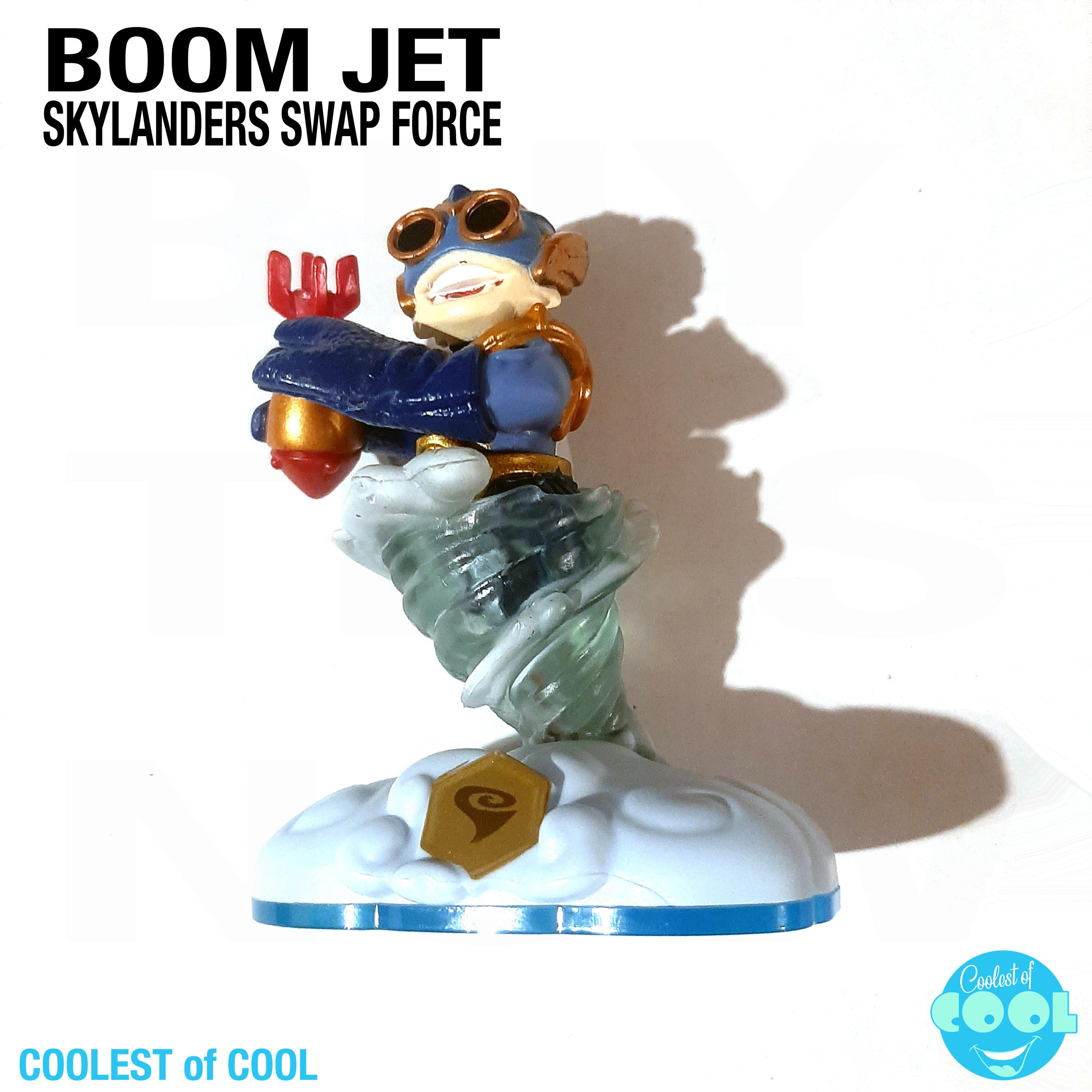 FIGURINE BOOM JET Carte Collector Skylanders Swap Force. État comme
