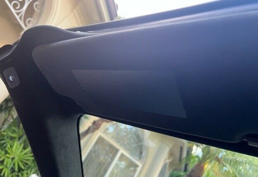 Airbag Visor Warning Labels Cover Decals Fits Mercedes SL Etsy