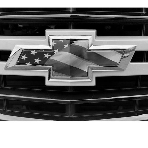 thumbnail image 2 of Gloss Black Bowtie Emblem Overlay Decals For 2015-2019 Chevrolet Colorado – Set Of 2 (Front & Rear) 2 of 4