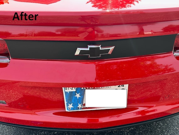 Camaro Ss Badge Chevy Camaro ZL1 Rear Bumper Logo Emblem – Black & Red ...
