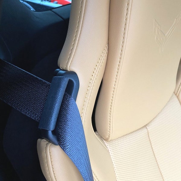 Fits C7 C8 Corvette Seat Belt Guide Anti-Belt Pop Guards Clips