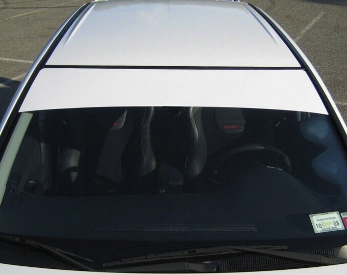 60*12inch Sun Visor Vinyl Decal Strip Red Banner Blank Front Windshield 60*12inch Sun Visor Vinyl Decal Strip Red Banner Blank Front Windshield